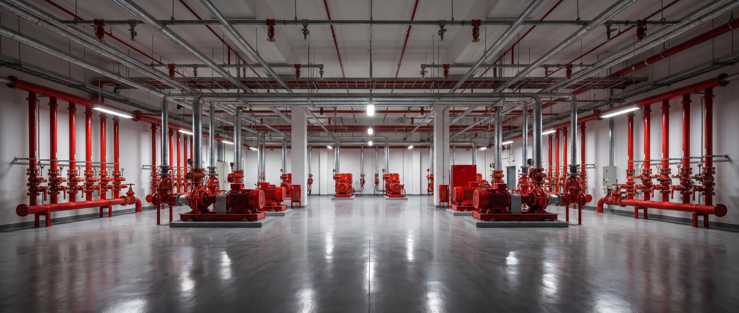 Fire fighting infrastructure integrated into a Platinum Buildex project