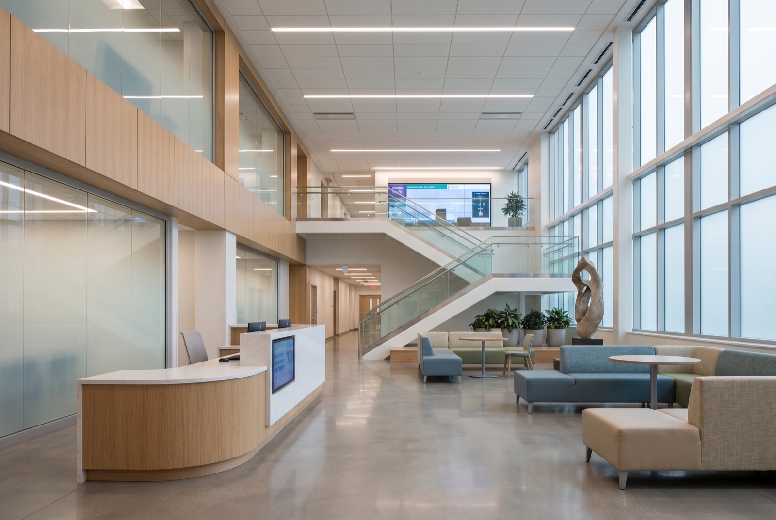 Clinic and education facility interior