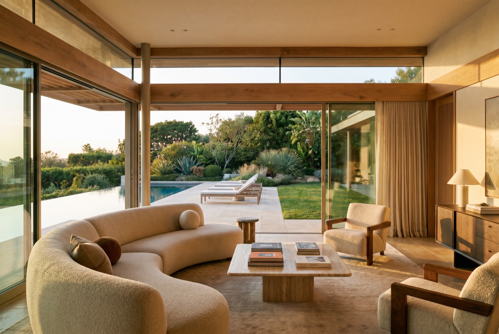 Luxury residential villa interior